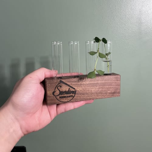 Plant Propogation Tray / Display - Choose Your Wood | Plant Stand in Plants & Landscape by Sterling Woodcrafts