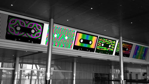 Video Wall | Signage by Allison Tanenhaus | Boston Convention and Exhibition Center in Boston