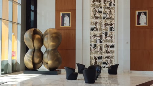 Papillon | Public Sculptures by Ken Kelleher Sculpture | Al Khaliji Bank in Doha