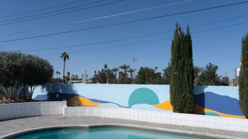 Airbnb Pool Mural | Street Murals by Britny Lizet