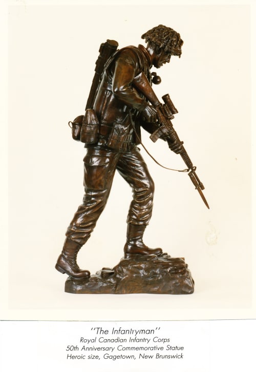 Infantryman, The | Public Sculptures by Don Begg / Studio West Bronze Foundry & Art Gallery
