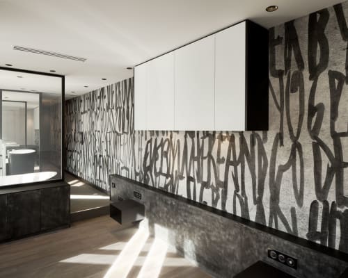 Wallpaper | Wallpaper by Wall&decò | Private Residence, 7th arrondissement of Paris in Paris