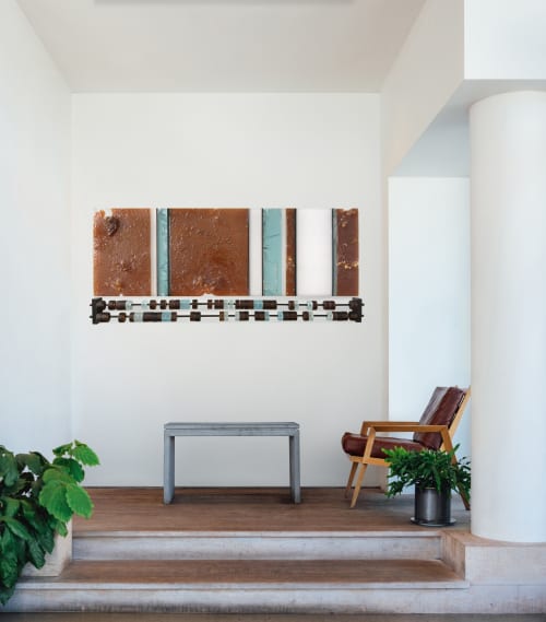 'A Matter of Time' Wall Sculpture | Wall Hangings by Marcia Stuermer