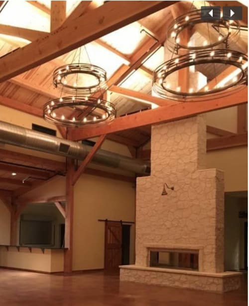 Magnolia Chandelier | Chandeliers by Wanderlust Ironworks | Magnolia Halle in San Antonio
