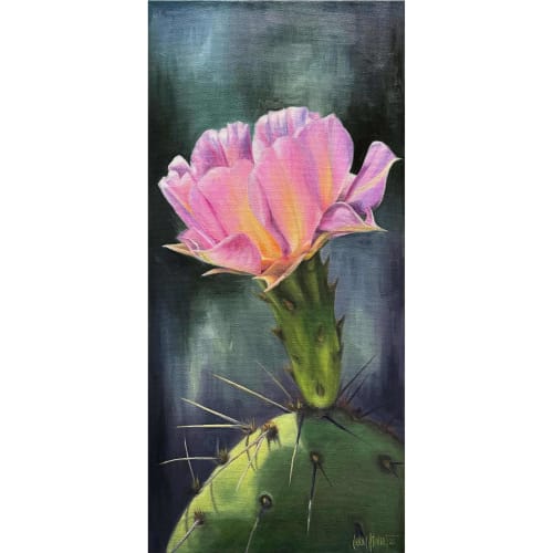 'First Bloom' Original Oil Painting | Oil And Acrylic Painting in Paintings by Jenny Stewart's Fine Art