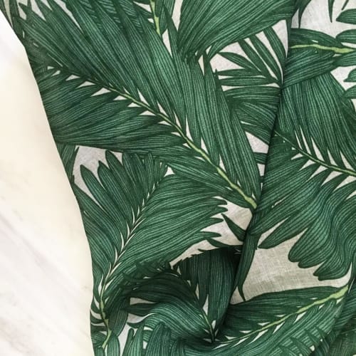 Island Frond Textile | Linens & Bedding by Patricia Braune