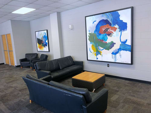Abstract Paintings | Paintings by Tanner Bosma | Ackley/Shilling Hall (Valley 1) in Kalamazoo