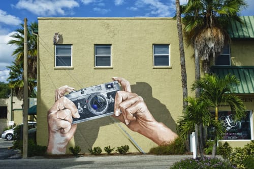 Say Cheese | Street Murals by Anat Ronen