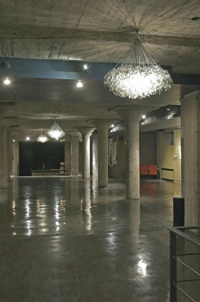 cedez le passage | Chandeliers by Eric Sauvé | Usine C in Montréal