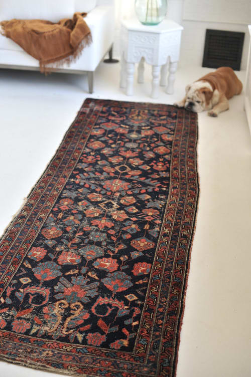 Deep Indigo Unusual Design | Rugs by The Loom House