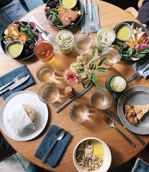 Reclaimed Denim Napkins | Linens & Bedding by ATELIER SAUCIER | west~bourne in New York