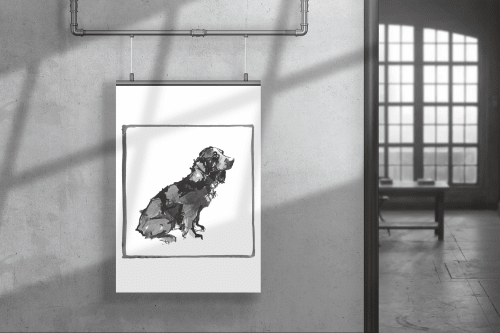 Spaniel 2 | Paintings by cartissi