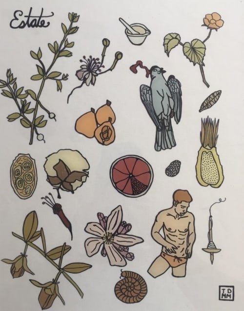 Estate | Paintings by Sonoran Witch Boy | bodyquest pilates in Tucson