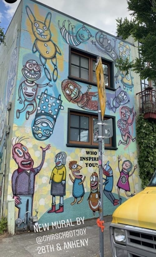 Inspiration Mural | Murals by Gary Hirsch (botjoy) | Sidestreet Arts in Portland