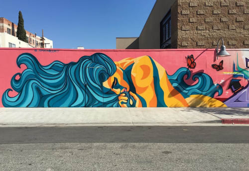 Mural in Los Feliz | Street Murals by Spencer McCarty
