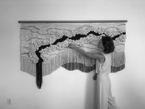 large scale wall hanging | Macrame Wall Hanging in Wall Hangings by Rebecca Whitaker Art