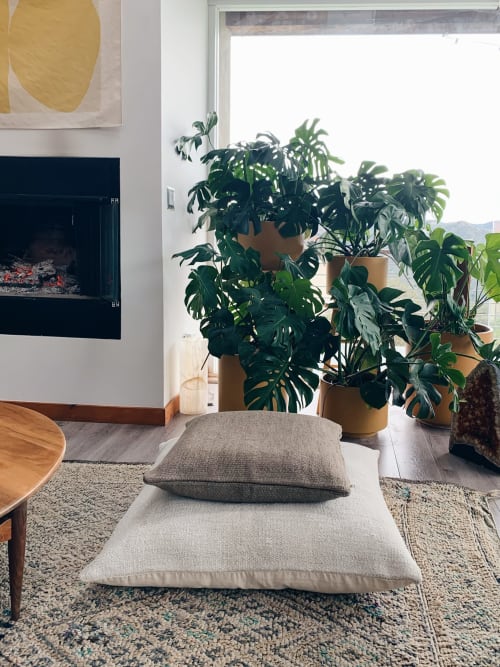 Vintage Hemp Floor Cushion | Pillows by HOME | Shop on the Mesa in Yucca Valley