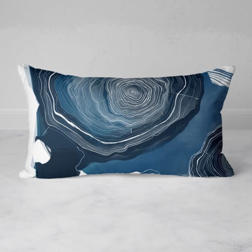 Old Growth Rectangular Throw Pillow | Cushion in Pillows by Michael Grace & Co.