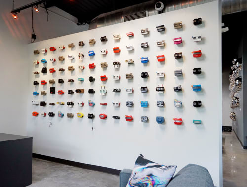 Interactive Vintage Viewmaster art wall - The original virtual reality for Unity Technologies | Wall Hangings by ANTLRE - Hannah Sitzer | Austin in Austin