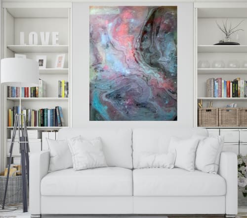 Nebulosa | Prints by KALEIDO MARBLING ART