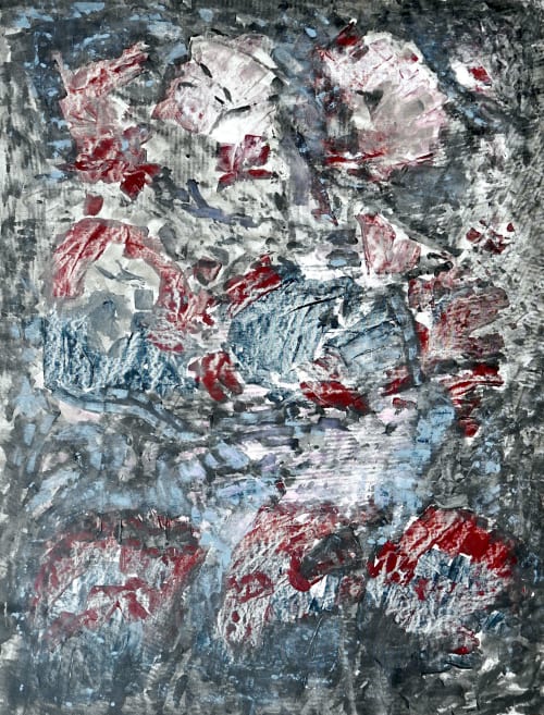 Summer Etude | 36x47 | Large Abstract Wall Art | Oil And Acrylic Painting in Paintings by Jacob von Sternberg Large Abstracts