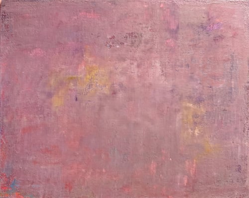 Mojave Sunrise (Framed) | Oil And Acrylic Painting in Paintings by Soulscape Fine Art + Design by Lauren Dickinson