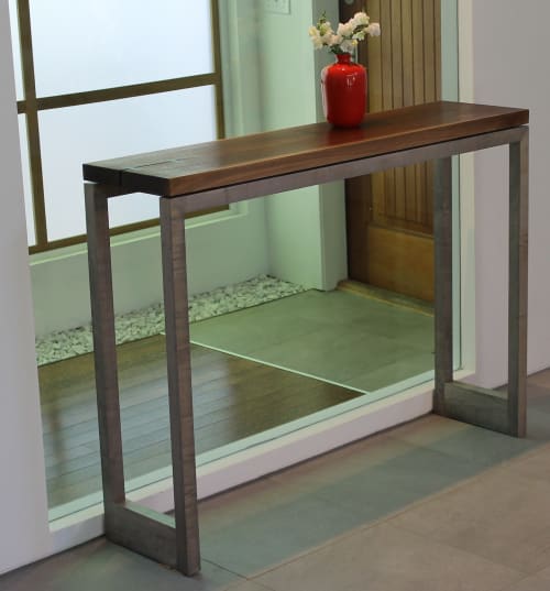Contemporary Walnut Display Table | Tables by Kevin Rodel Furniture & Design Studio