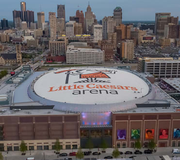 Little Caesars Arena | Signage by Jones Sign Company | Little Caesars Arena in Detroit