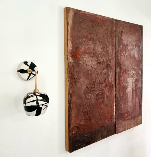 Tapered Sphere Sconce | Sconces by Alex Marshall Studios