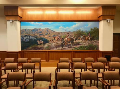 Discovering Orange County | Murals by Robert Evans Murals, Inc. | Laguna Hills City Hall in Laguna Hills