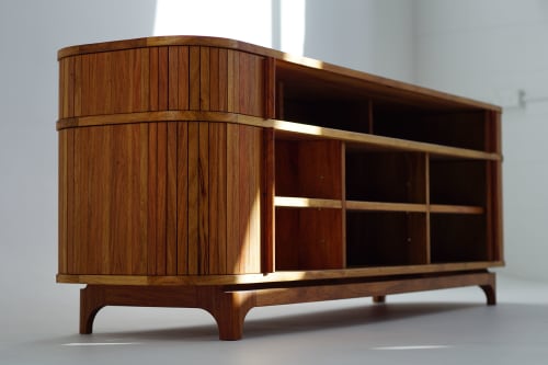 Mid Century Tambour Door Cabinet | Furniture by MWP Furniture Design