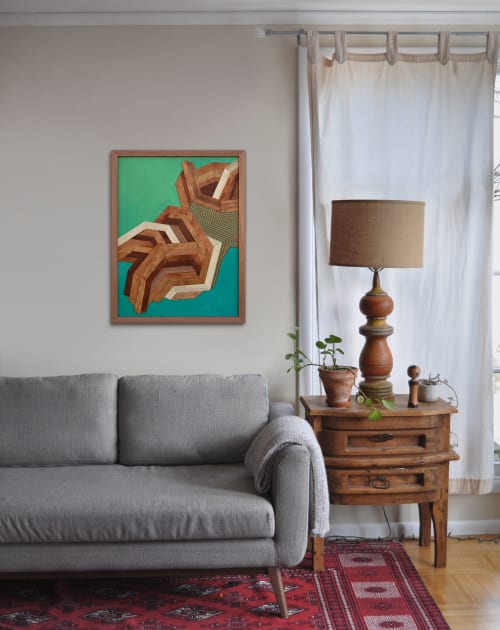 Wall Art - Holding on to the past | Wall Sculpture in Wall Hangings by Alexandra Cicorschi | San Francisco in San Francisco