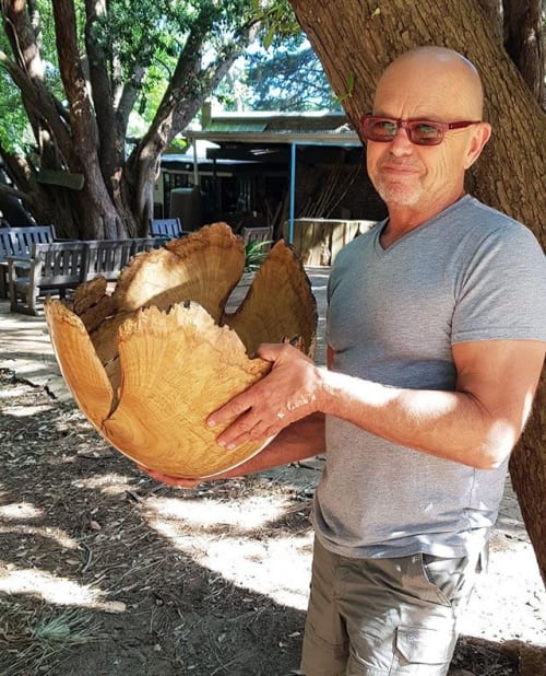 Eucalyptus Hand Turned Bowl, 440 (w) x 380 (h)  mm | Art & Wall Decor by Rodney Band | Southern Guild in Cape Town