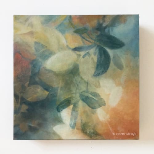 "Whispers of Nature 4" - Abstract Floral Art | Oil And Acrylic Painting in Paintings by Lynette Melnyk