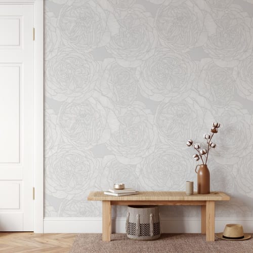 Rose Will Wallpaper | Wall Treatments by Patricia Braune