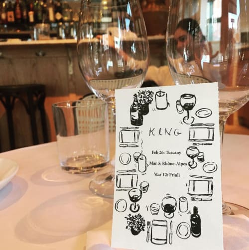 King Restaurant Private Event Menu By Rf Alvarez Seen At King