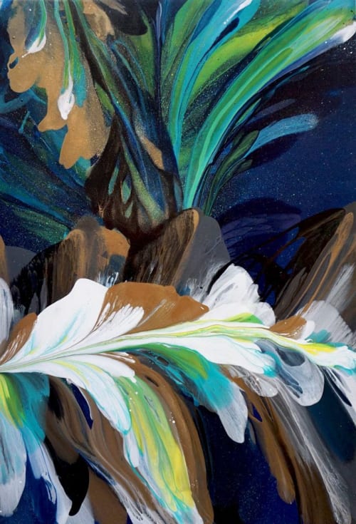 Celestial Tango | Paintings by Terry Kruse | Private Residence, Calgary in Calgary