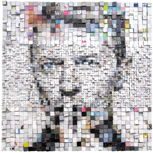 David Bowie #2 - Limited Edition of 20 - 110x110 | Paintings by Paola Bazz