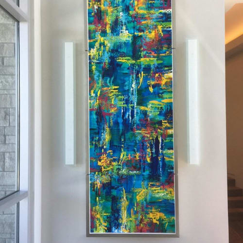 Abstract Painting | Oil And Acrylic Painting in Paintings by Jennifer Hayes