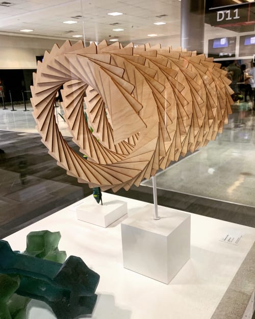 Spiral | Public Sculptures by Susannah Mira | George Bush Intercontinental Airport in Houston