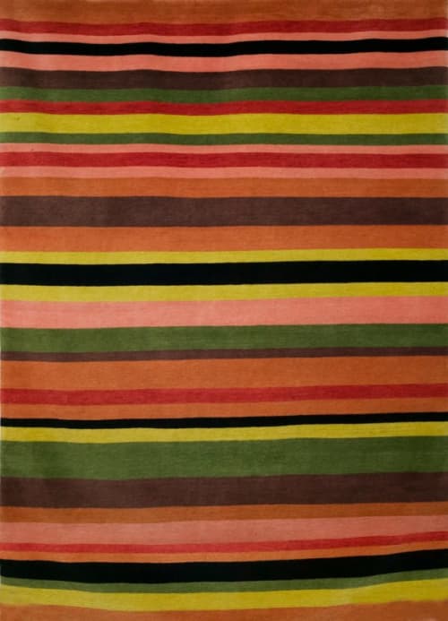 RACING STRIPES | Area Rug in Rugs by Emma Gardner Design, LLC