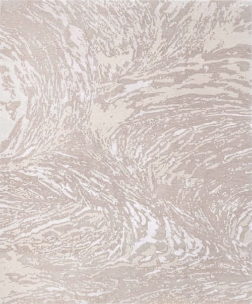 Rug Eight Beige hand-knotted contemporary modern | Rugs by Atelier Tapis Rouge