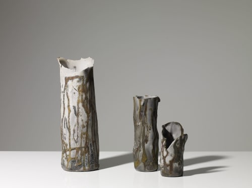 Silva Requiem - clay vases | Vases & Vessels by Elisa Bartels