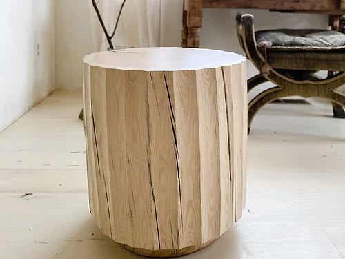 Fluted End Table | Tables by Beck & Cap