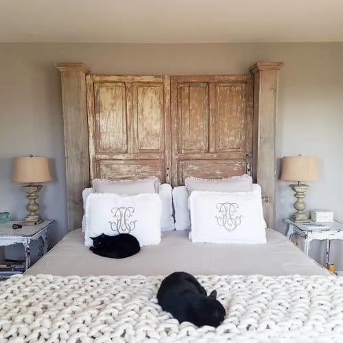 Handcrafted Blanket by Broadwick Fibers seen at Private Residence