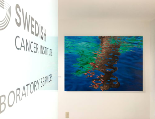 SOLD PRIVATE COLLECTION: LAKE CHELAN 14 | Paintings by Betty Jo Costanzo | Swedish Hospital - First Hill East Medical Tower in Seattle