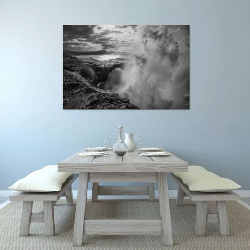 Large Black And White Seascape Print | Photography by ANDREW LEVER