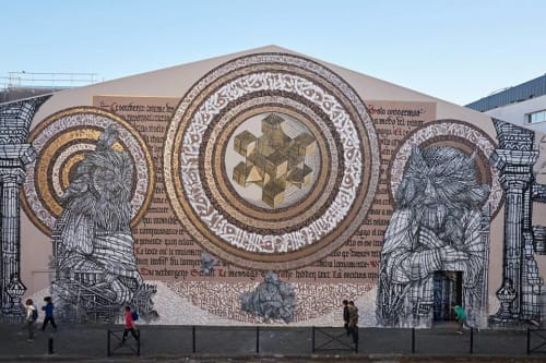Le Message Secret | Street Murals by Said Dokinsy