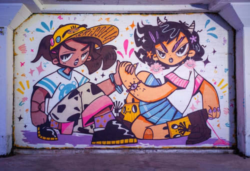 Girl Power Mural | Street Murals by Crisselle Mendiola
