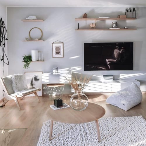 Knitted Bean Bag | Benches & Ottomans by Zuri House